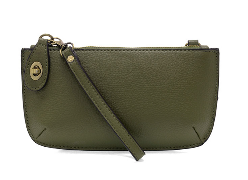 Olive Grove Crossbody Wristlet Clutch