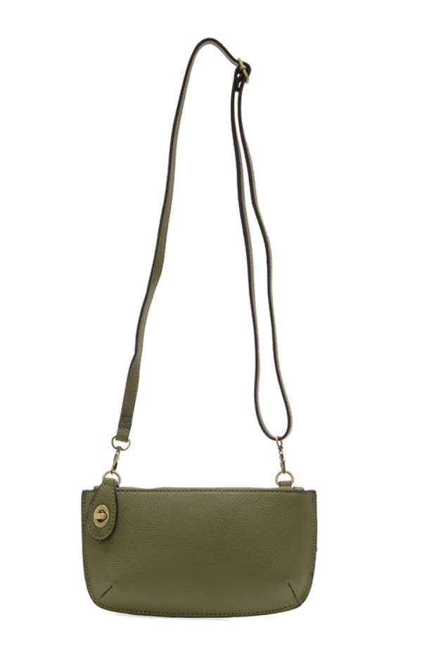 Olive Grove Crossbody Wristlet Clutch