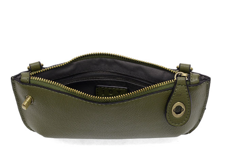 Olive Grove Crossbody Wristlet Clutch