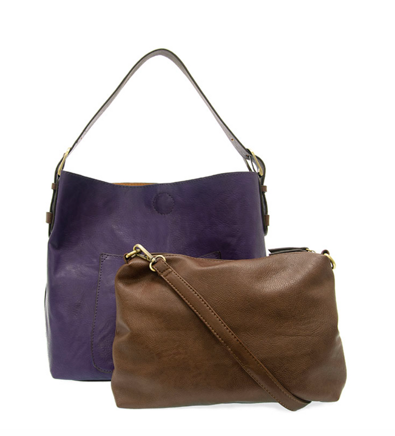 Mystic Purple 2pc Hobo Handbag