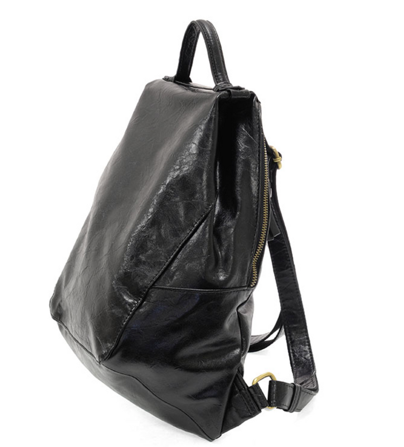 Maggie Black Modern Backpack