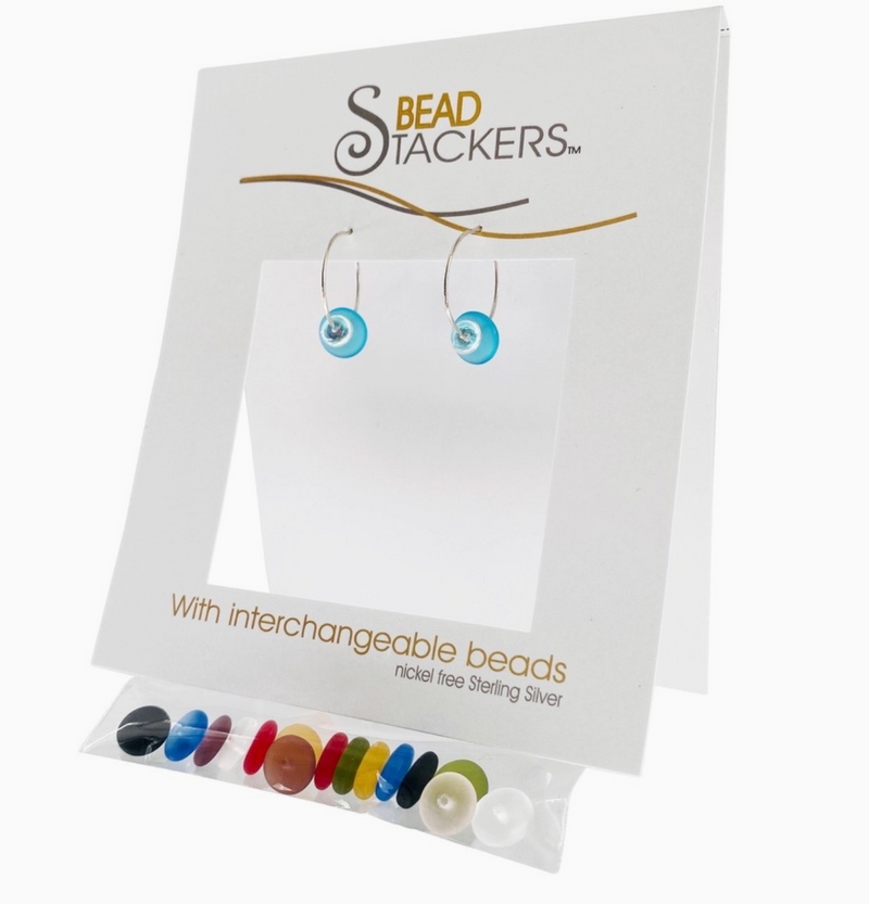 Squares Interchangeable Bead Earring