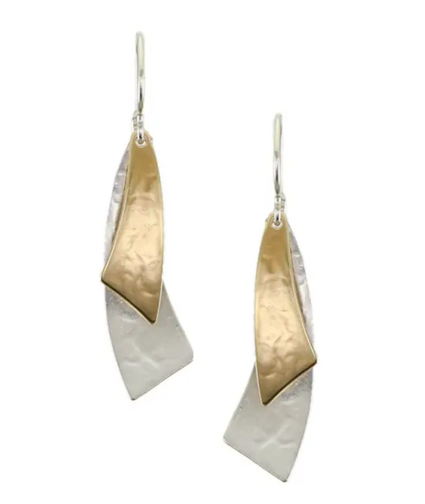 Small Layered Swoops Earring