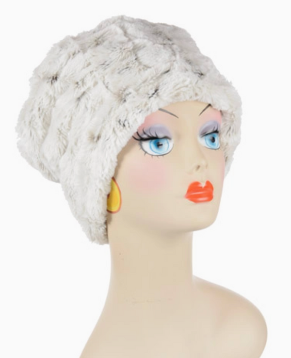 Winter Frost Cuffed Pillbox Hat