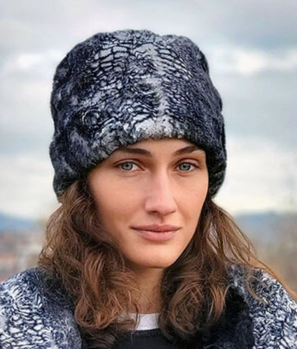 Black Cuffed Pillbox Hat