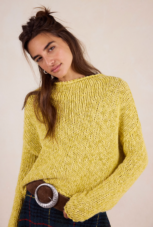 Mango Mint Roll Neck Sweater