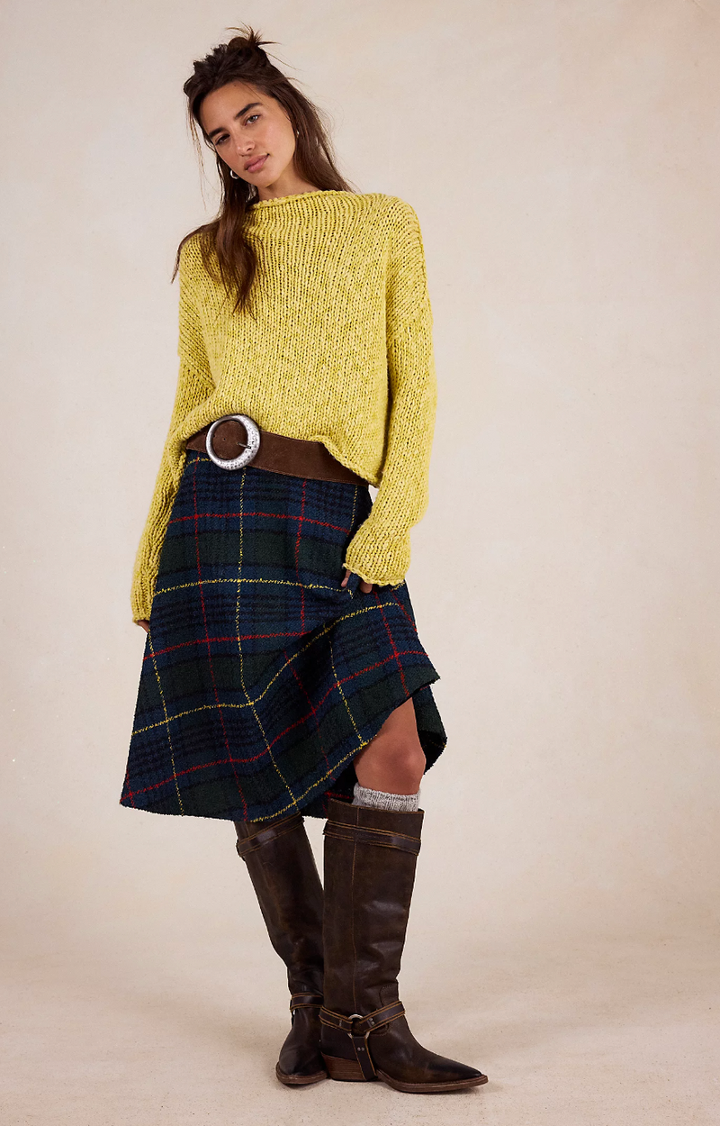 Mango Mint Roll Neck Sweater