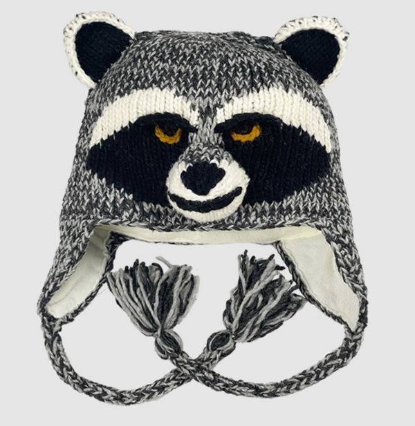 Youth Raccoon Wool Hat