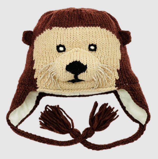 Youth Sea Otter Wool Hat