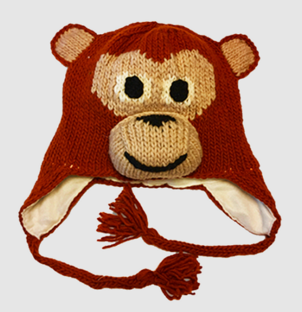 Youth Monkey Wool Hat