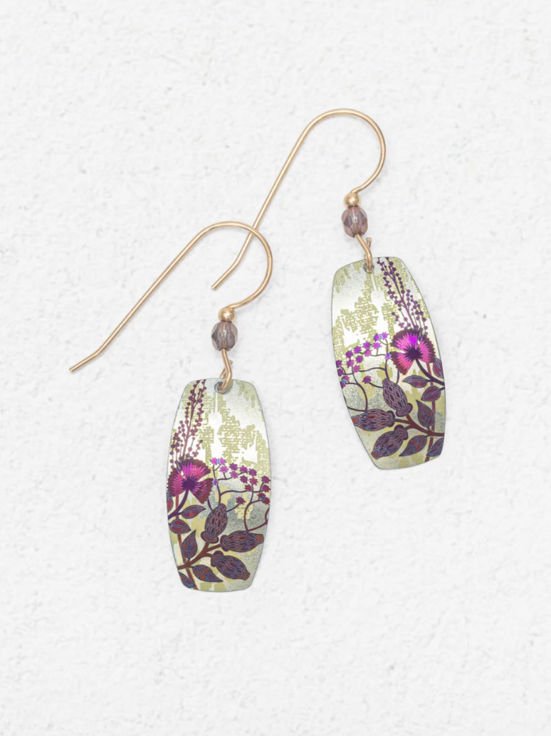 Sage Falling Bloom Earring