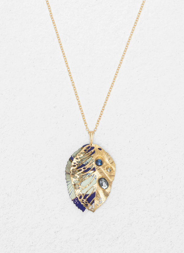 Indigo Perennial Elm Necklace