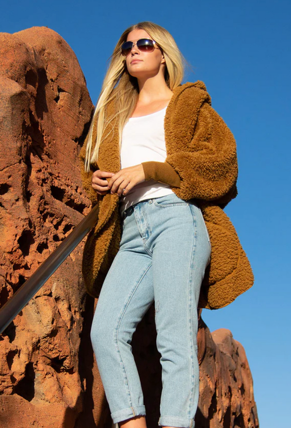 Butter Scotch Fleece Wrap