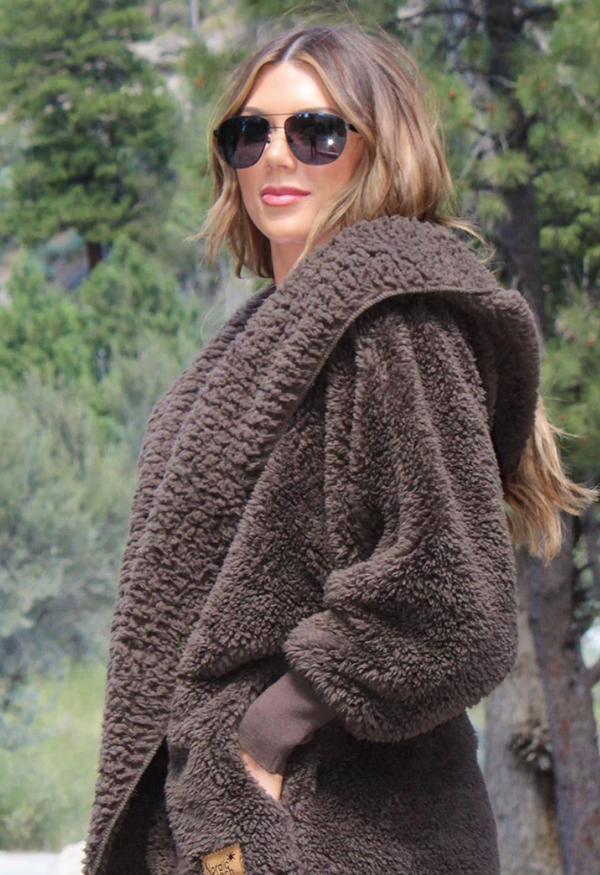 Dark koala Fleece Wrap