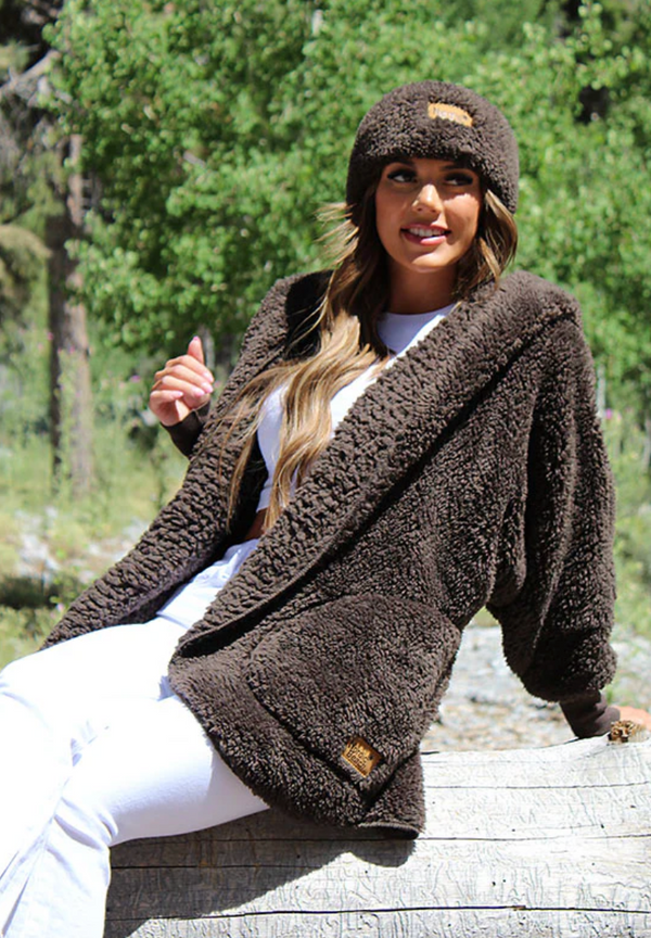 Dark koala Fleece Wrap