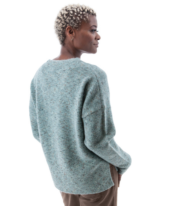Teal V-Neck Sweater