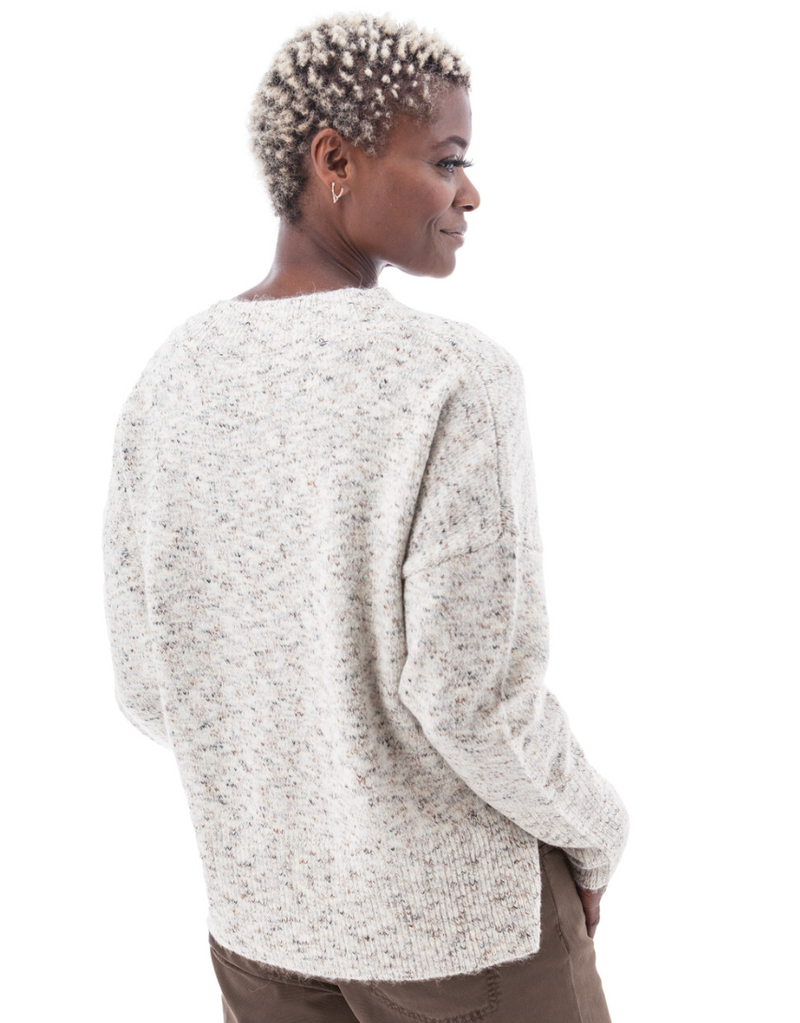 Egret V-Neck Sweater