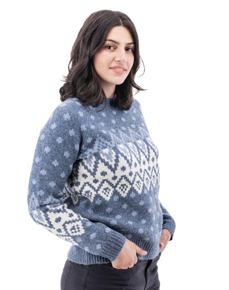 Blue Fairisle Sweater
