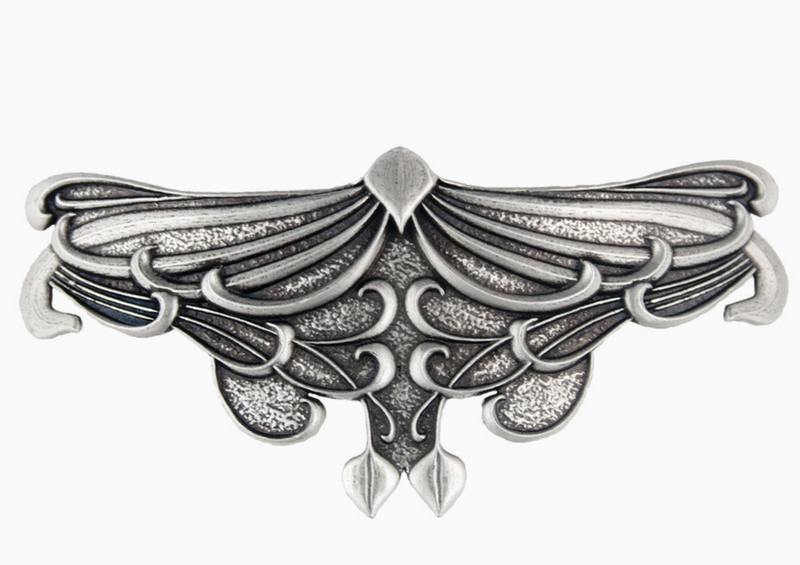 Art Nouveau Leaf Hair Clip