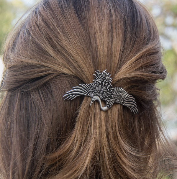 Crane Hair Clip