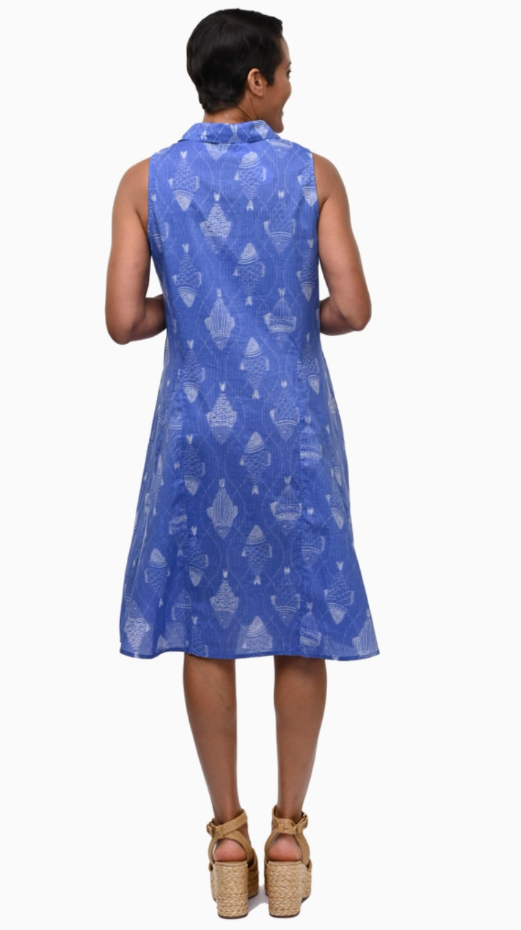Go Fish Collared Dress – Gondwana & Divine Clothing Co.