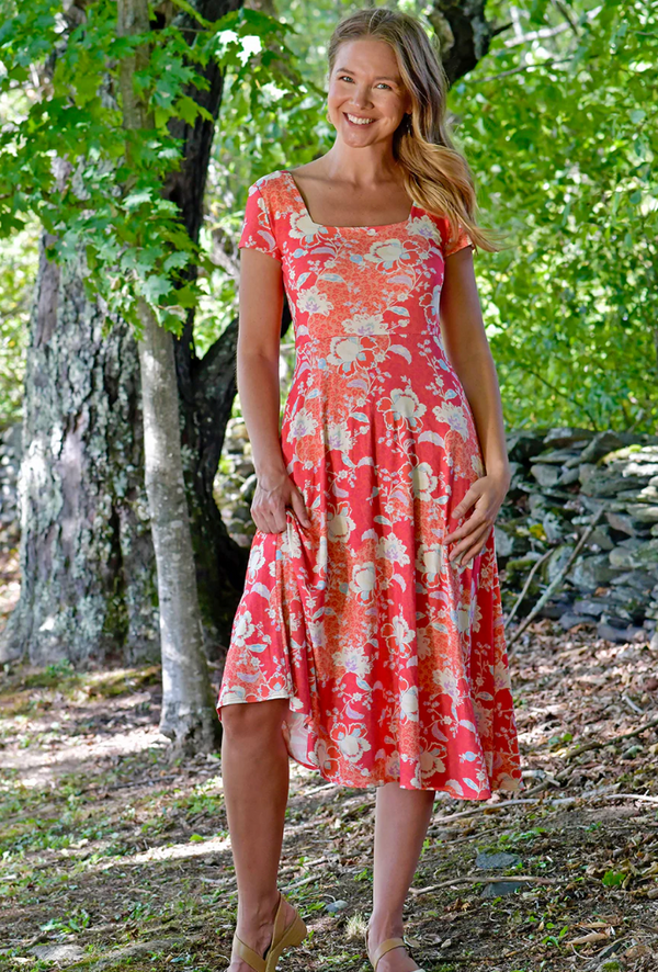 brigitte midi dress Brigitte Linen Midi Dress - Bouquets