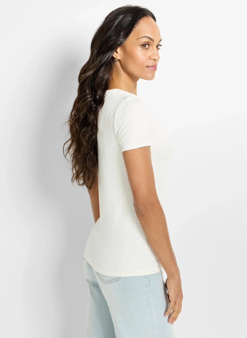 Textured Tees Paper White Texture Tee – Gondwana & Divine Clothing Co.