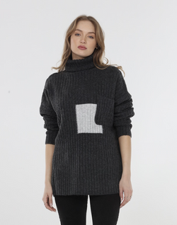 Grey Square Sweater
