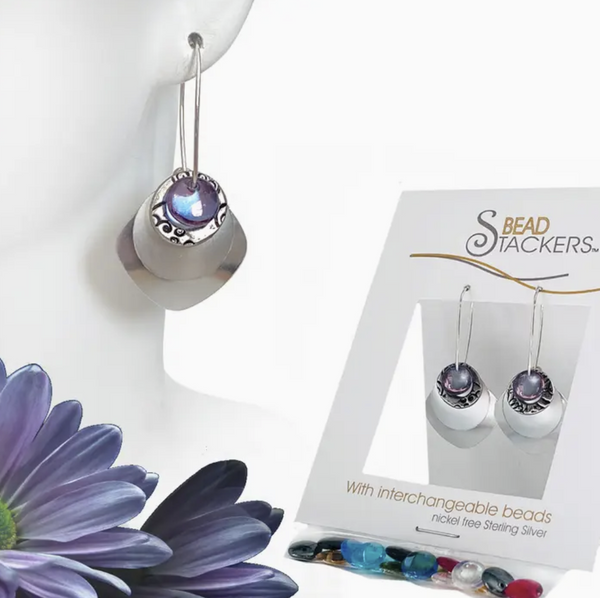 Diamond Interchangeable Bead Earring