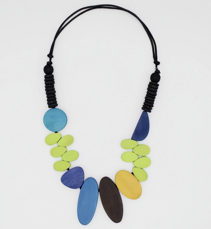 Multicolor Vale Lyrical Necklace