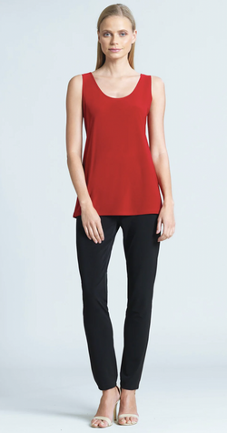 Red Mid Length Tank