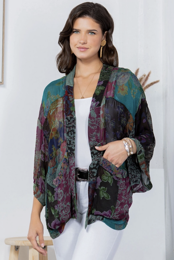 Basil Pocket Kimono