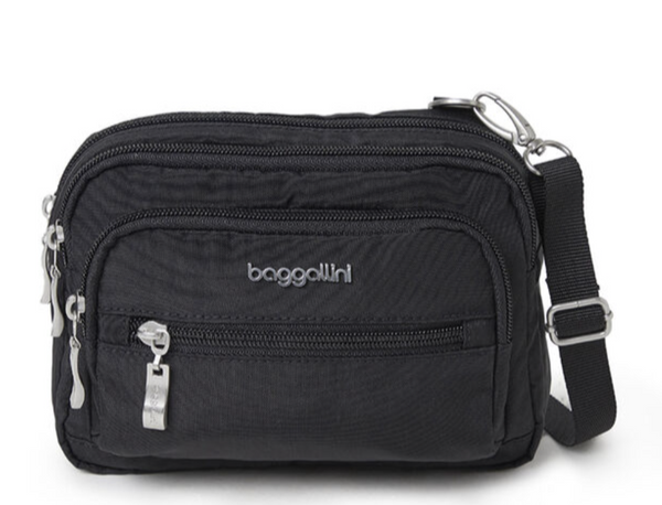 Black Sand Triple Zip Bag