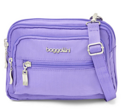 Lavender Surf Triple Zip Bag
