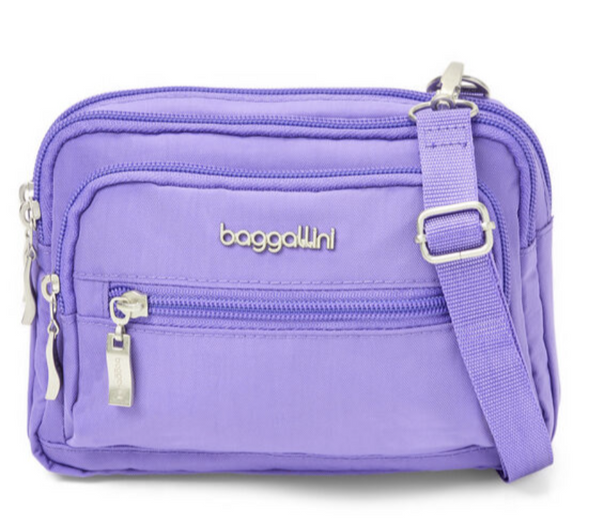 Lavender Surf Triple Zip Bag