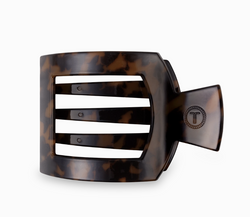 Tortoise Medium Square Flat Hair Clip