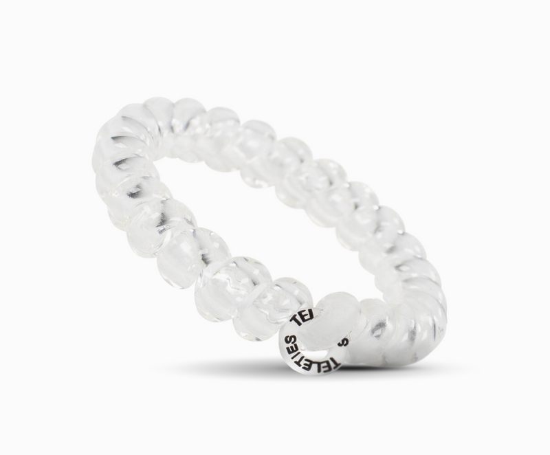 Crystal Clear Large Hair Tie Set of 3
