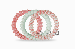 Calming Coral Large Hair Tie Set of 3