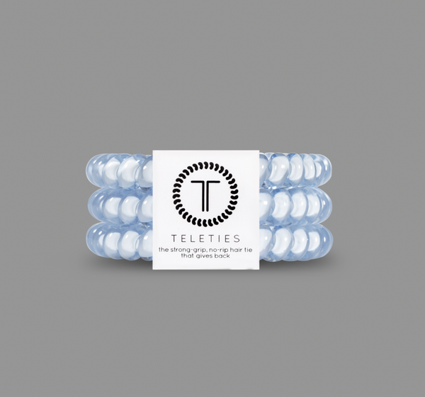 Sm Denim Hair Tie Set/3