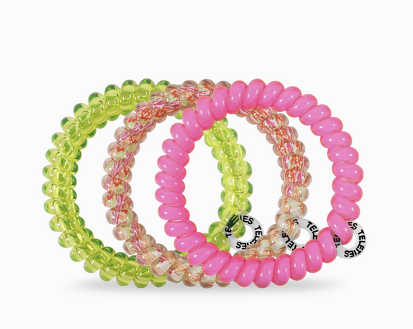 Small Tropical Punch Hair Ties Set of 3