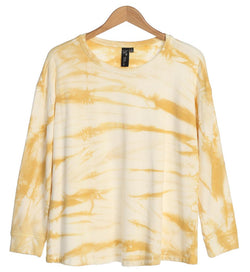 Vanilla Cotton Tie Dye Pullover