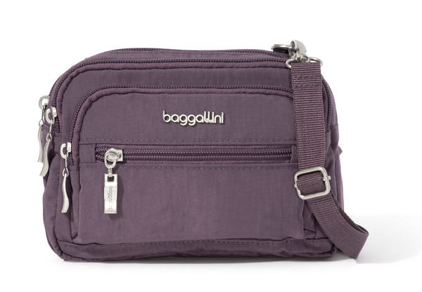 Misty Purple Triple Zip Bag