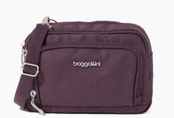 Plum Trifecta Wallet Crossbody