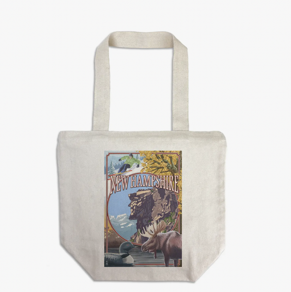 Tote Bag: NH Old Man of the Mountain