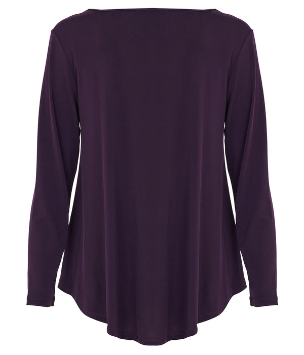 Mulberry Scoop Neck Top