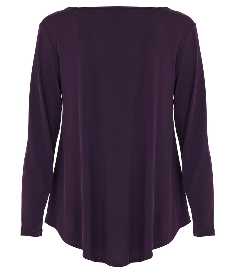 Mulberry Scoop Neck Top