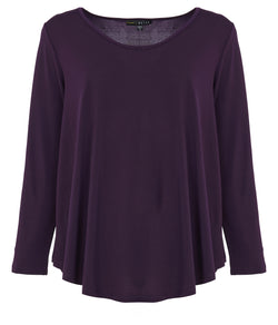 Mulberry Scoop Neck Top