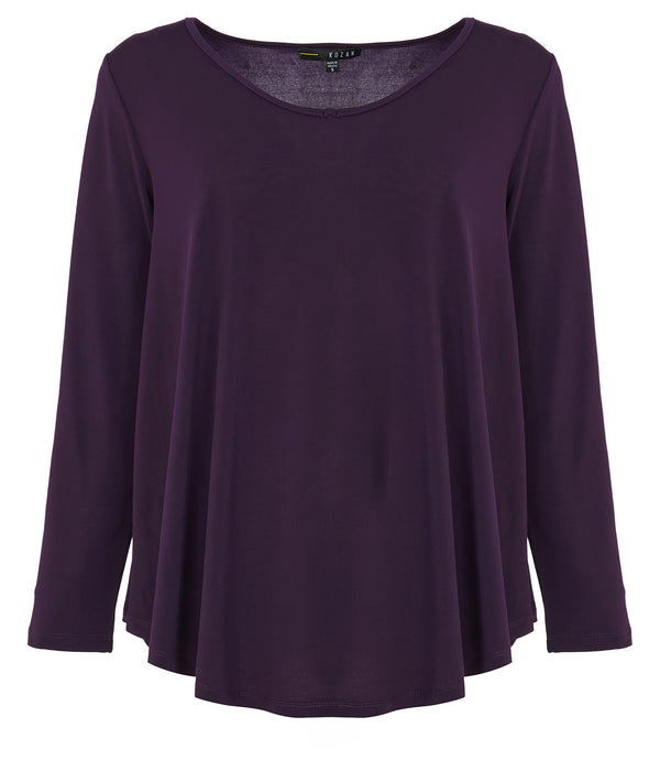 Mulberry Scoop Neck Top