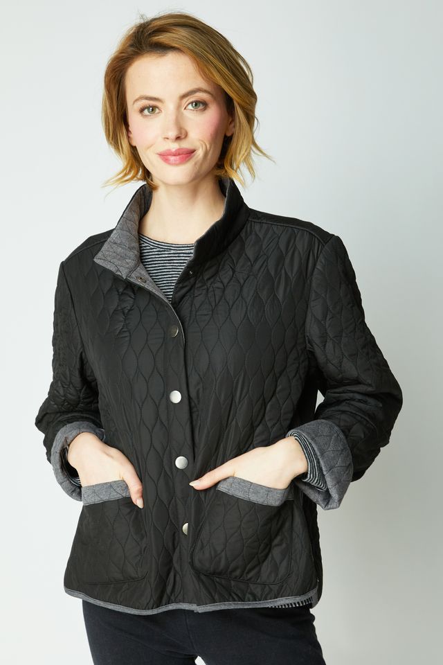 Black Quilted Jacket