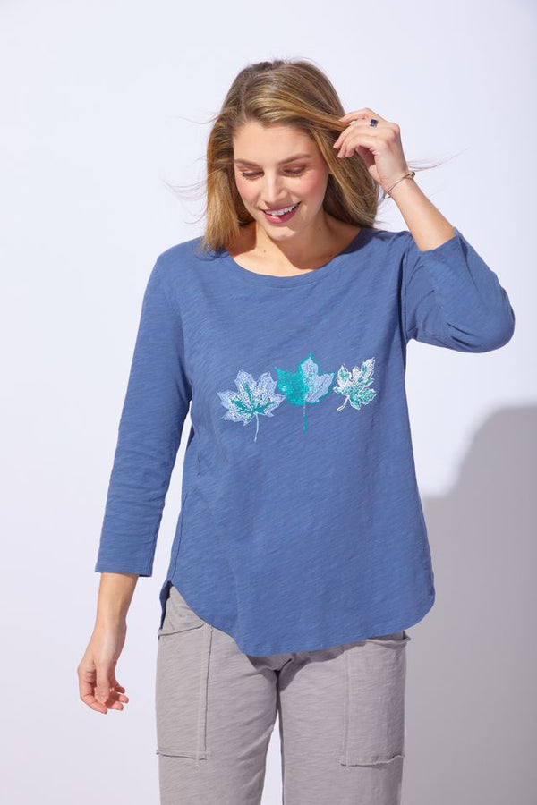 Blue Foliage Tee